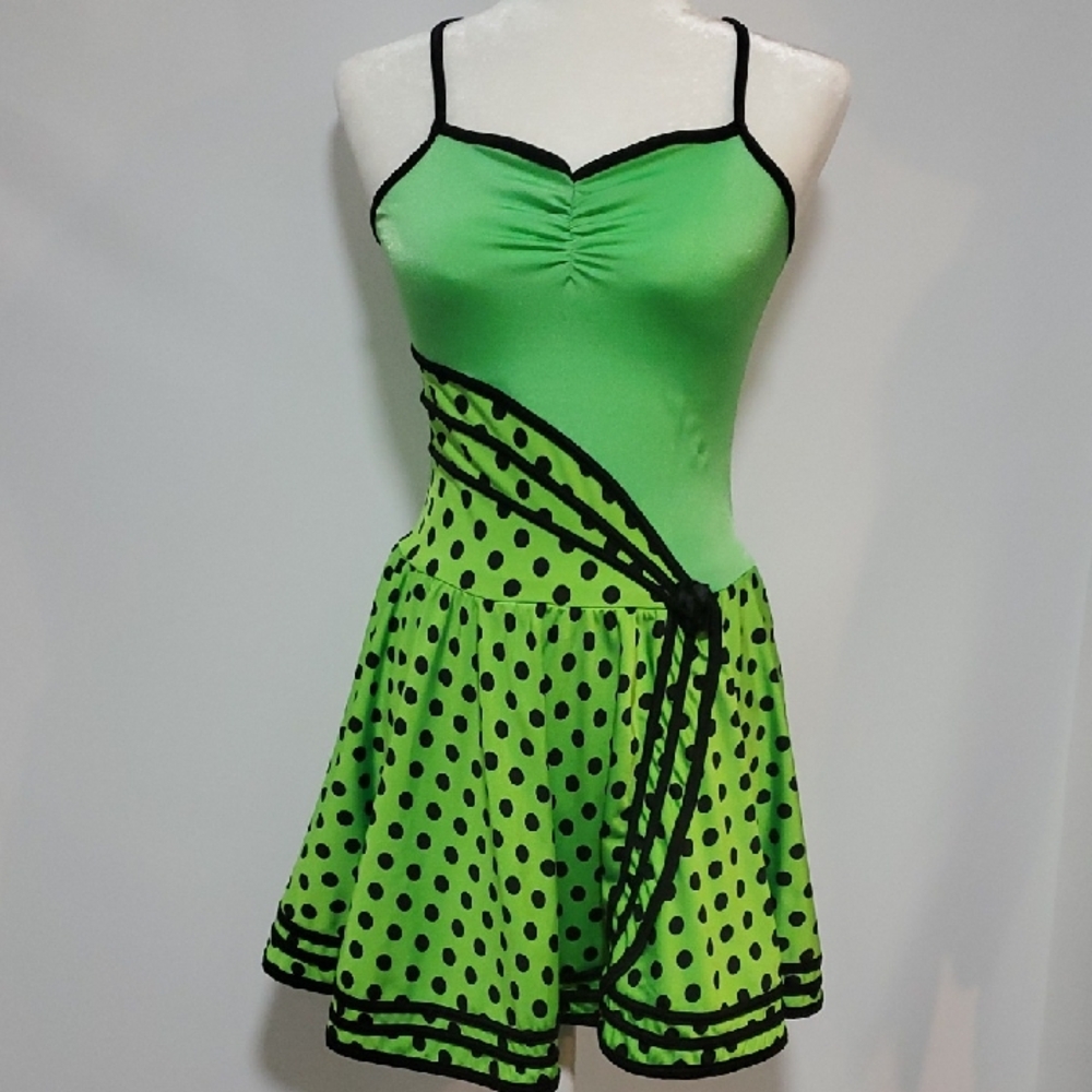 Green Polka Dot Dress